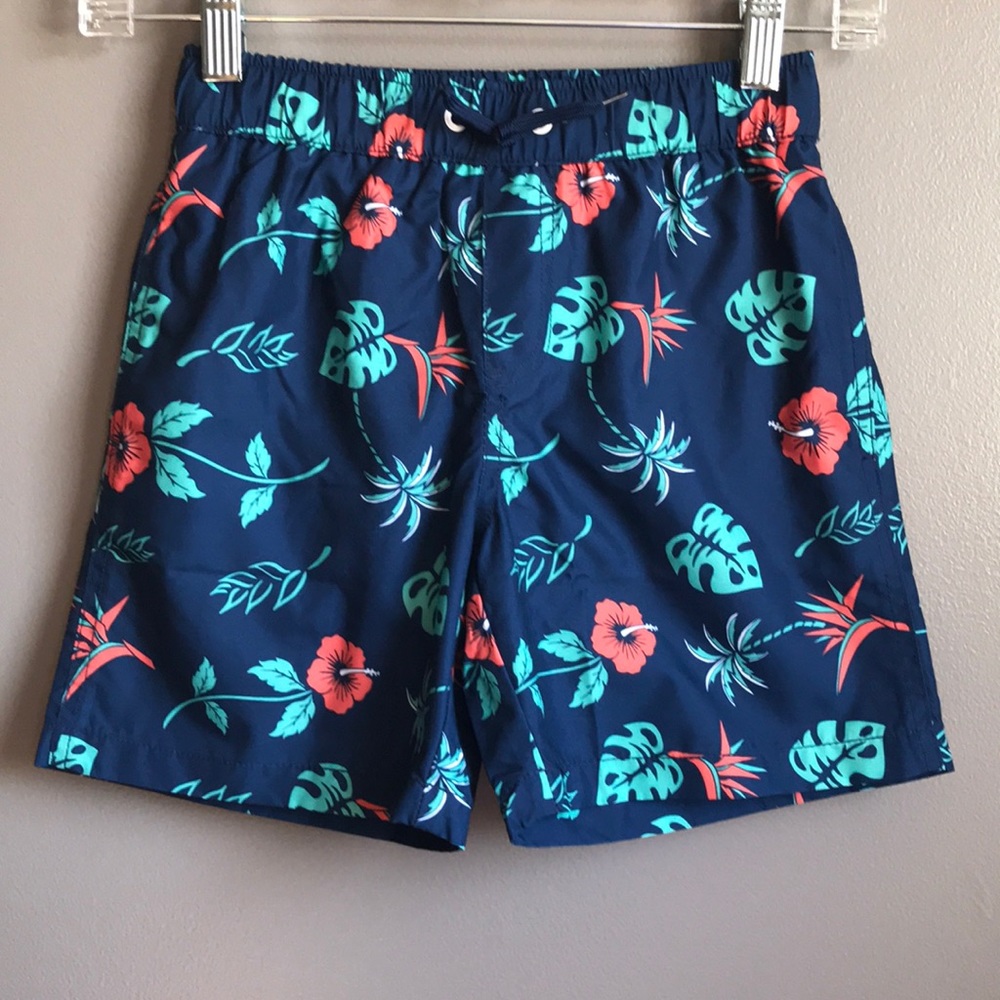 🏖 NWT Boys Tropical Swim Trunks ONLY 1 LEFT